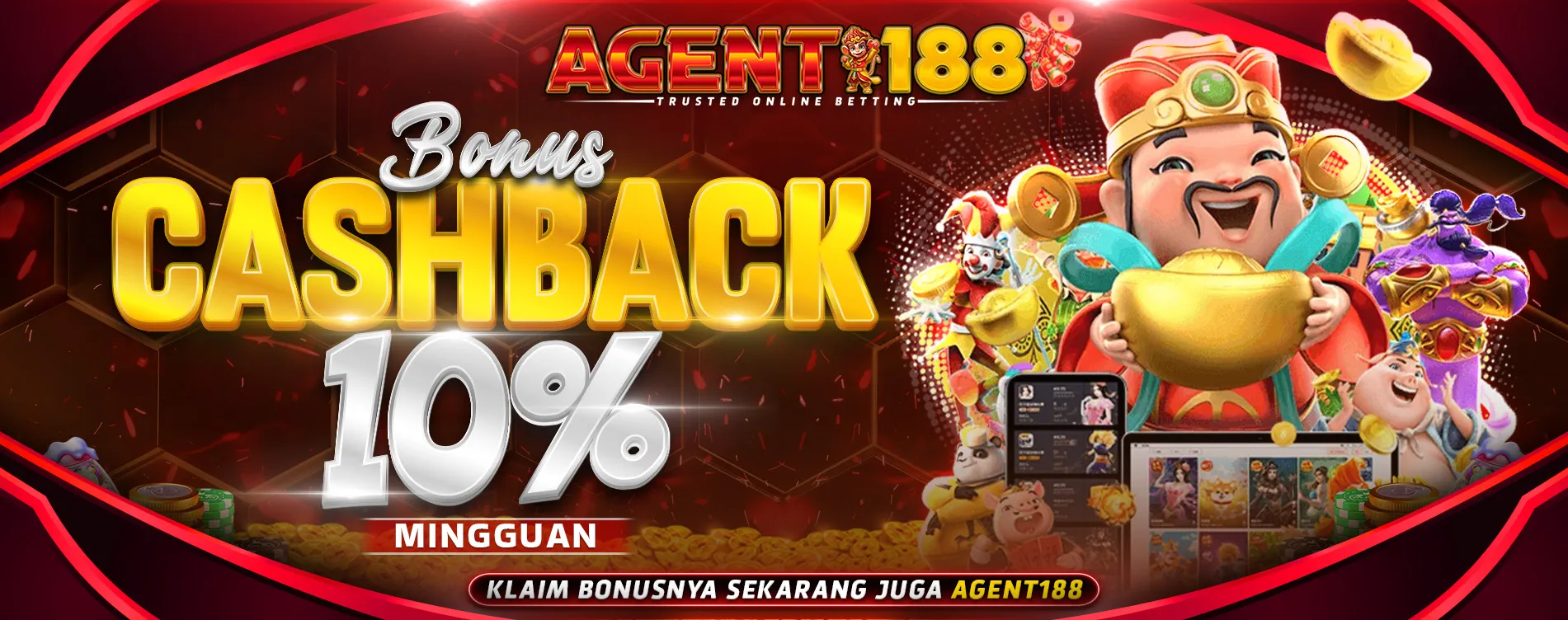 Bonus Cashback - AGENT188