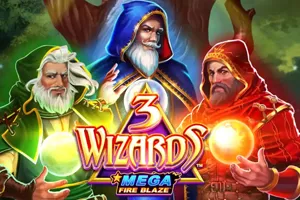 Playtech : Mega Fire Blaze: 3 Wizards - AGENT188