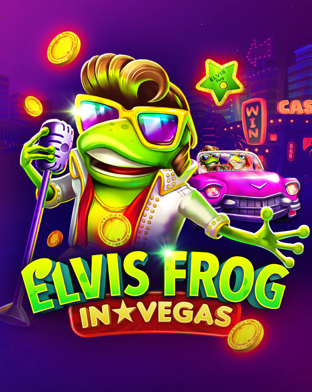 Elvis Frog In Vegas - AGENT188