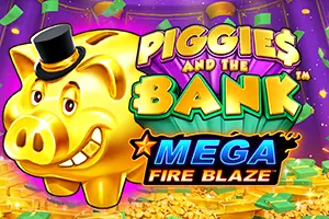 Playtech : Mega Fire Blaze: Piggies and the Bank™ - AGENT188