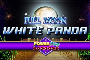 Playtech : Full Moon: White Panda PowerPlay Jackpot - AGENT188